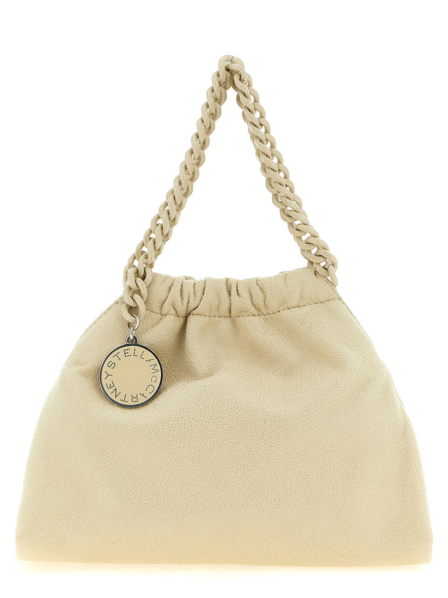 Stella Mccartney Falabella Mini Shoulder Bag — Beige