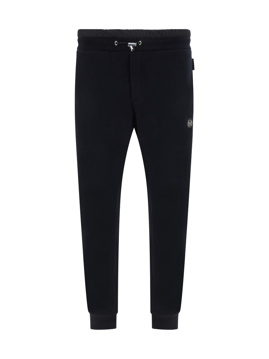 Sweatpants Hexagon Black Cotton Trousers