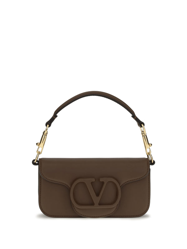 Valentino Garavani 100% calf leather (Bos Taurus) shoulder bag in brown