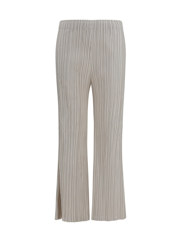 Gongdid Design 100% Polyester trousers in white