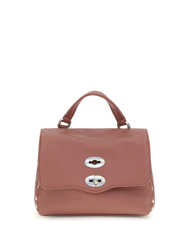 Zanellato 100% calf leather top handle bag in red