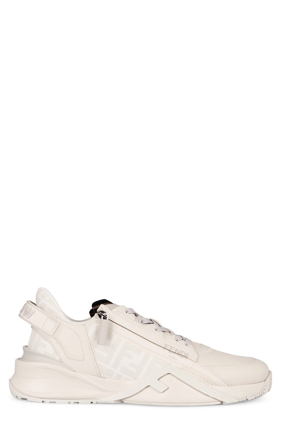 Sneakers Flow White Leather Calf Trainers