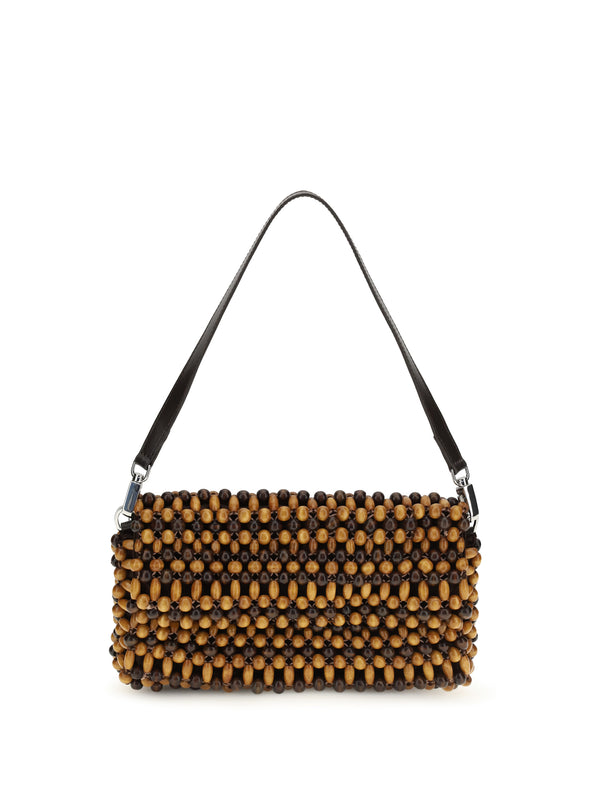 Staud 100% Wood shoulder bag in multicolor