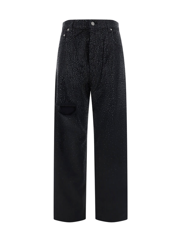 Golden Goose 100% Cotton jeans in black
