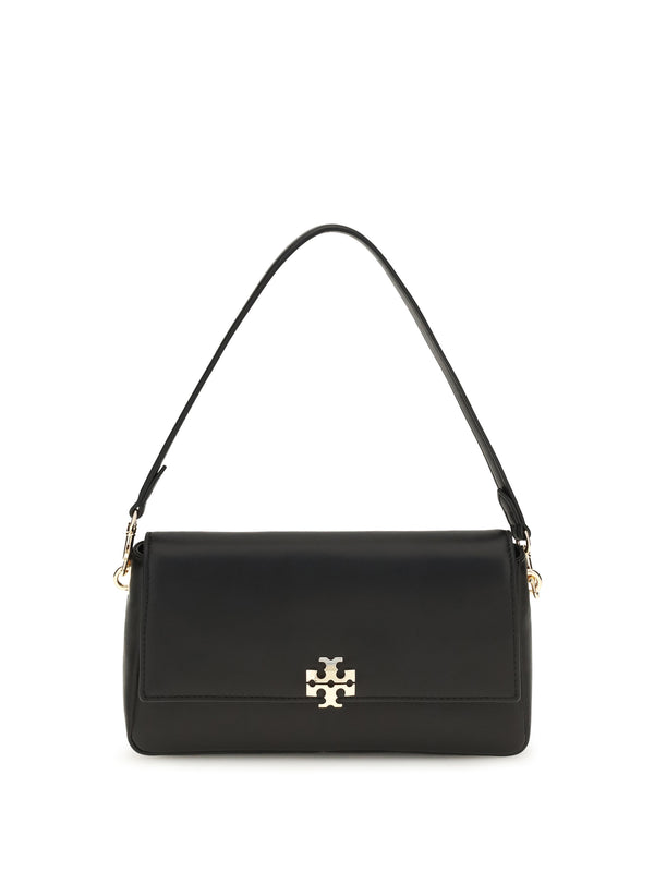 Tory Burch 100% calf leather shoulder bag in black