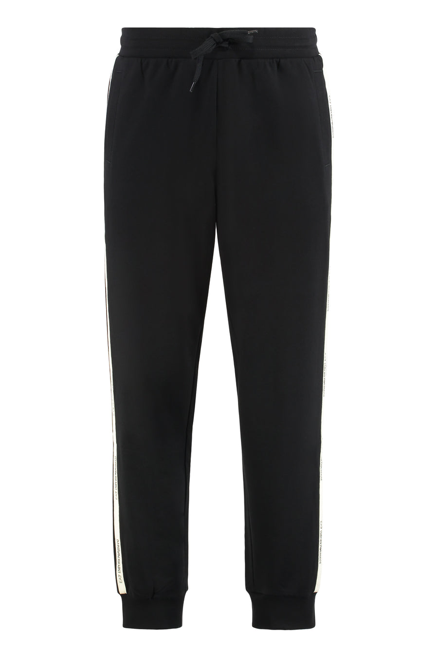 Cotton Track Pants Black