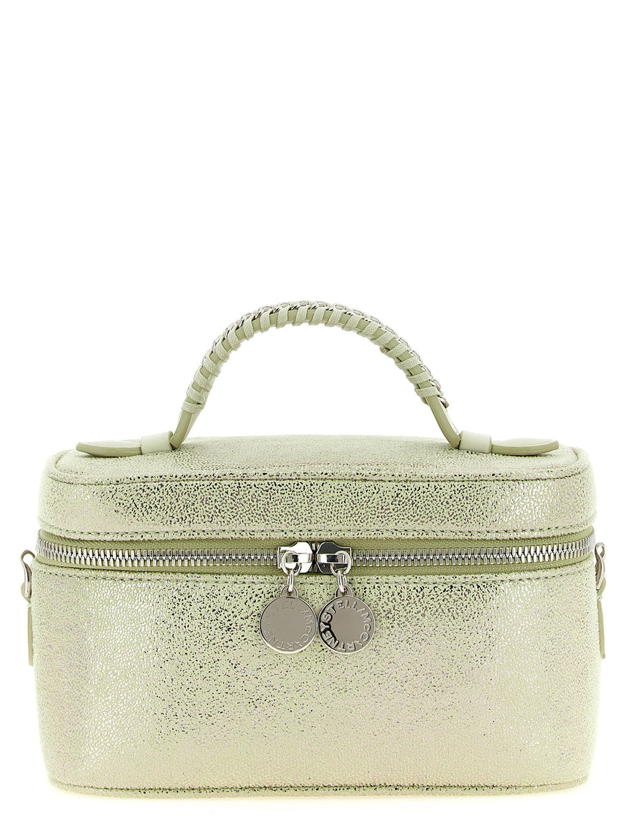 Stella Mccartney Eco Stingray Leather-Free Vanity Bag — Cream