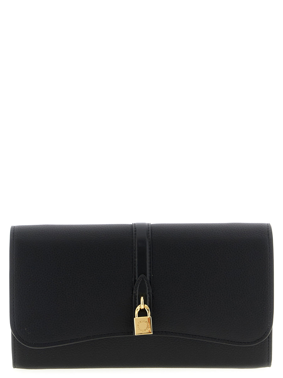 Stella Mccartney Ryder Wallet on Chain — black