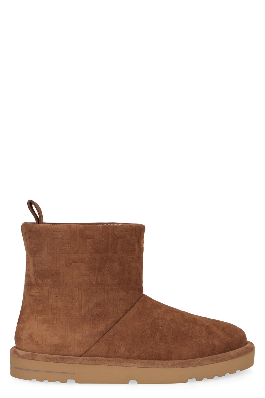 Ankle Boots Tobacco Suede Calfskin