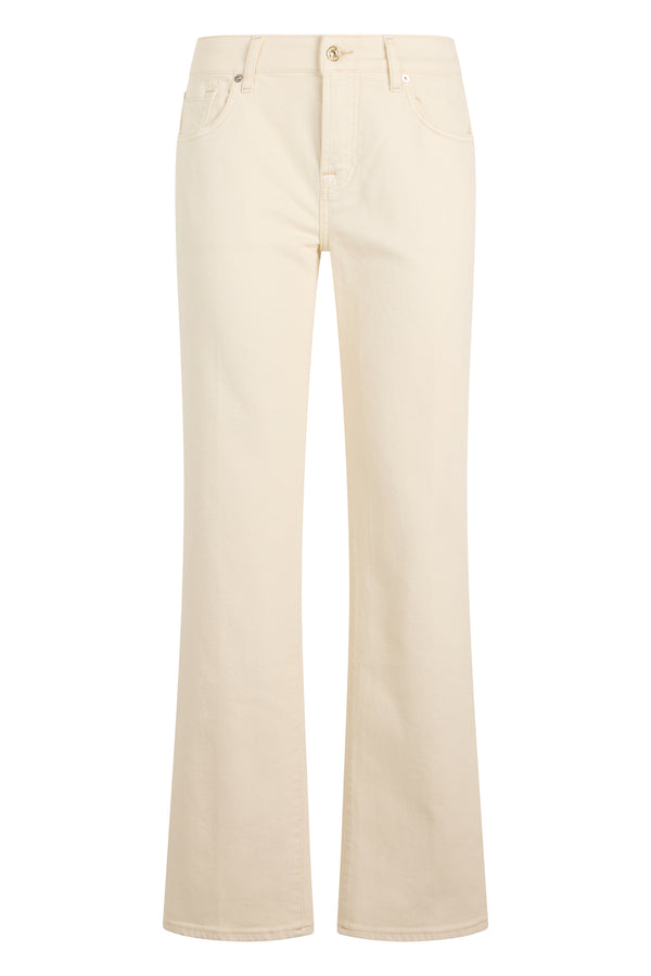 Jeans High-Waisted Straight Moondust Cotton Trousers