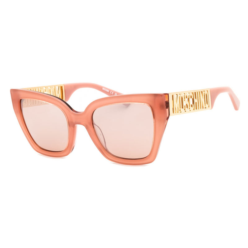 Moschino Acetate frame sunglasses in pink