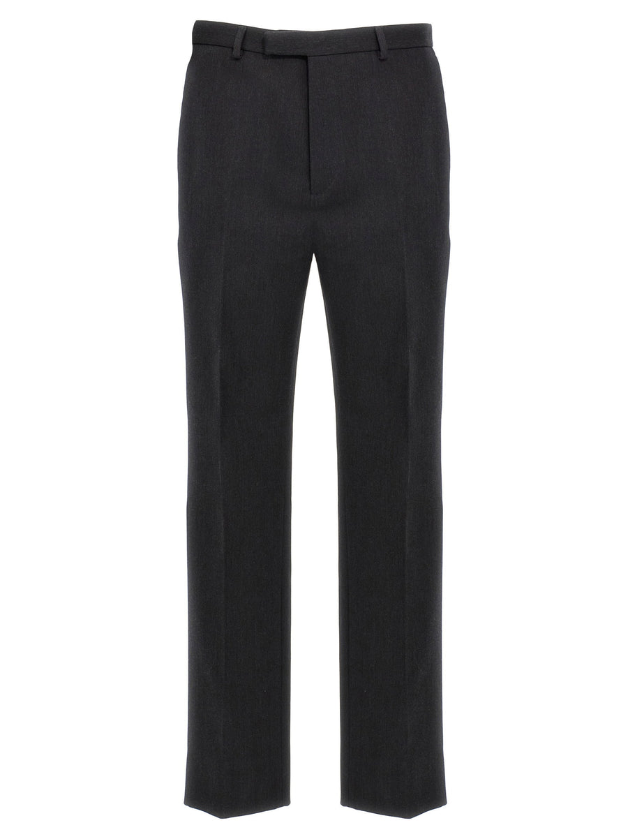 Gucci Wool Trousers — Charcoal