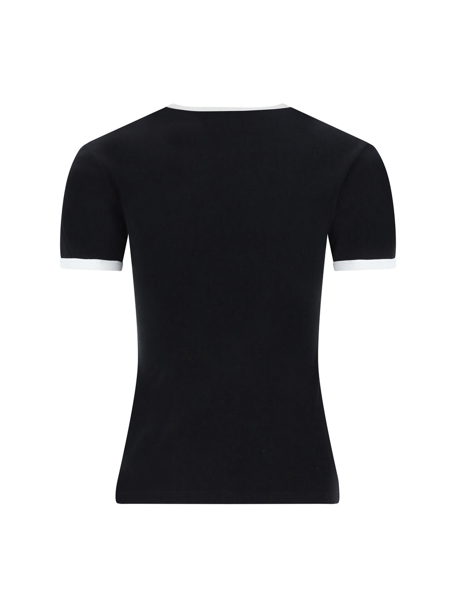 T-Shirt Logo Black-Heritage White Black/heritage Cotton T-shirts & Jerseys