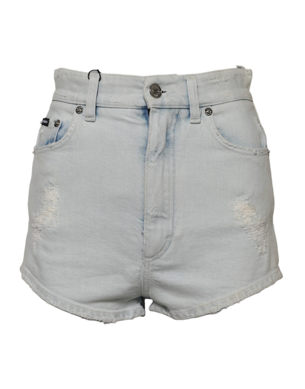 Dolce & Gabbana 98% Cotton 2% Elastane shorts in blue