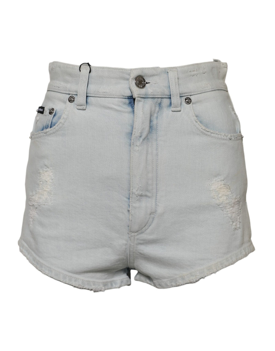 Dolce & Gabbana 98% Cotton 2% Elastane shorts in blue