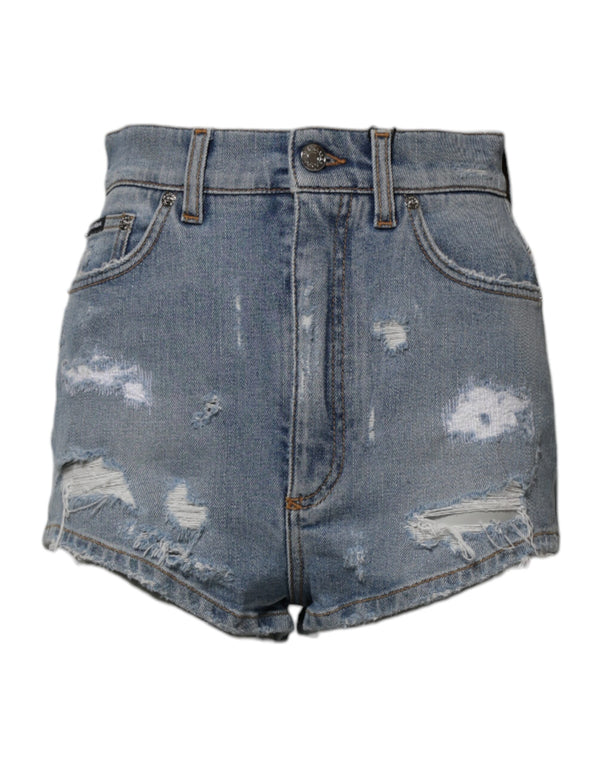 Dolce & Gabbana 98% Cotton 2% Elastane shorts in blue