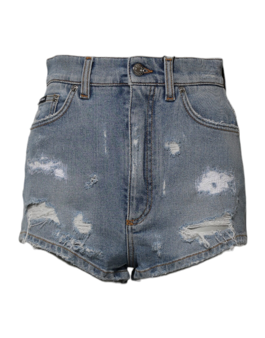 Dolce & Gabbana 98% Cotton 2% Elastane shorts in blue