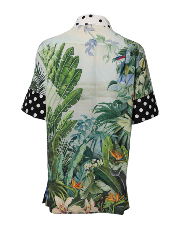 Dolce & Gabbana 100% Silk shirt in multicolor