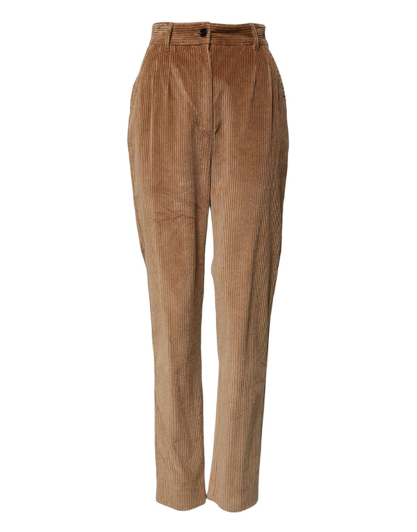 Dolce & Gabbana 98% Cotton 2% Elastane trousers in brown