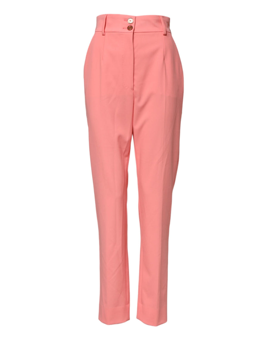 Dolce & Gabbana 57% Polyester trousers in pink
