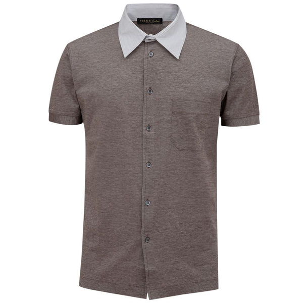 Corneliani Cotton shirt in gray