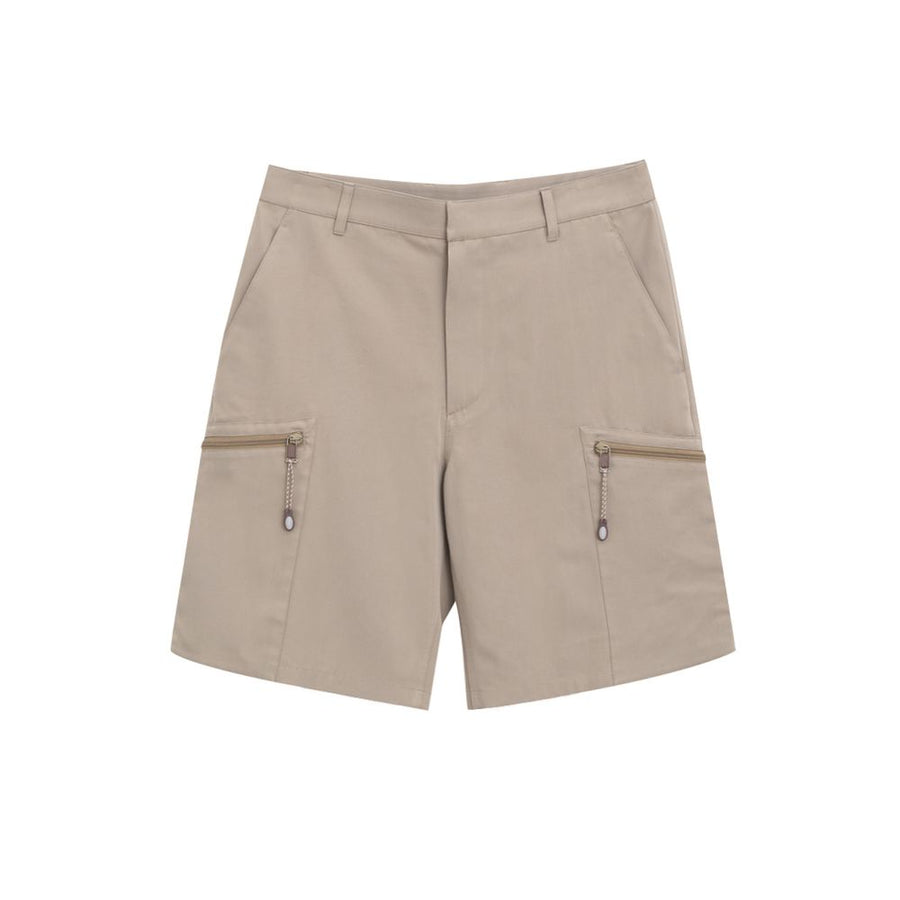 Dior 55% Cotton cargo shorts in beige