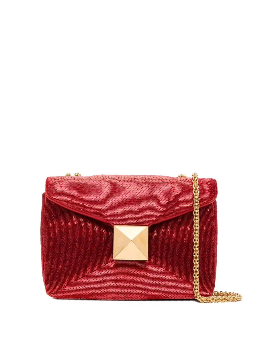 Valentino Garavani Leather crossbody bag in red