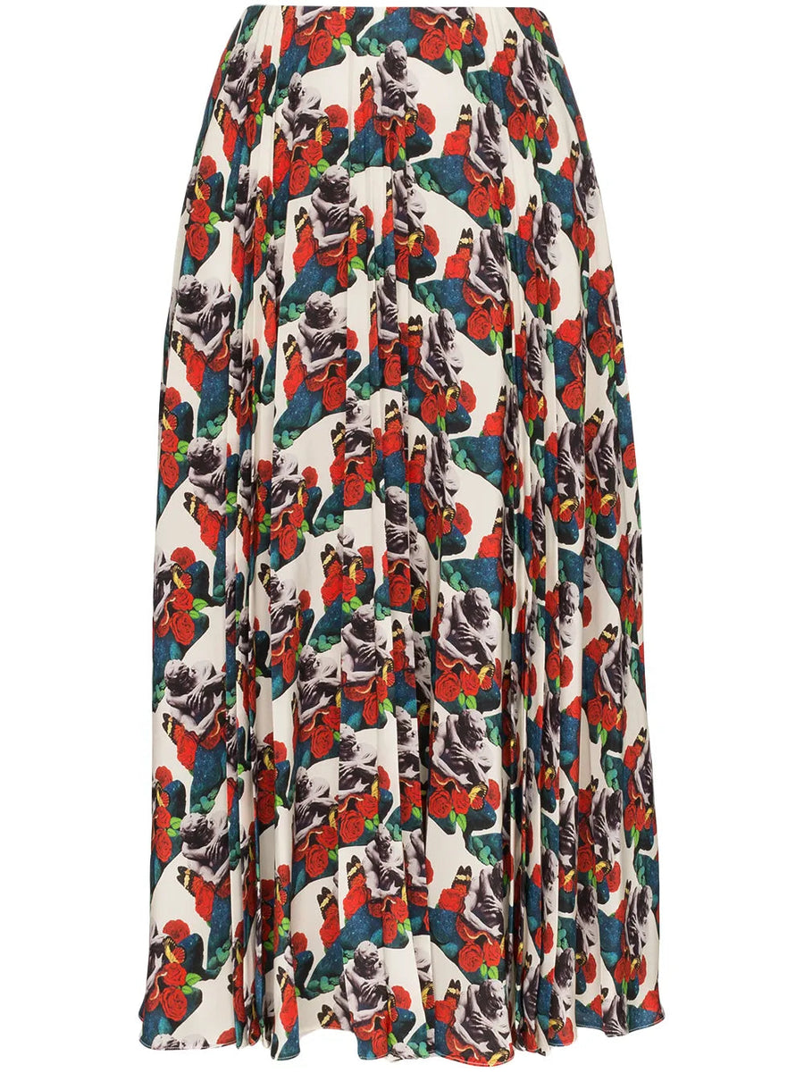 Valentino Silk skirt in multicolor