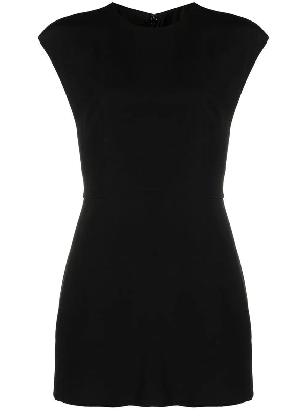Valentino wool-silk blend playsuit in black