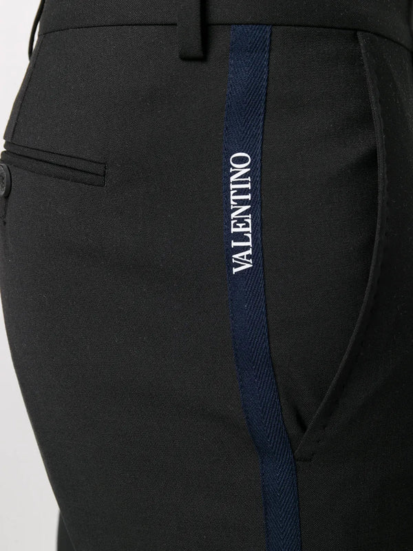 Valentino Virgin wool blend trousers in black