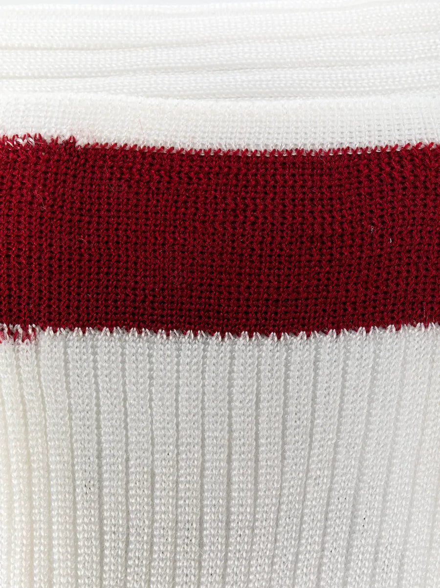 Valentino Silk blend socks in white