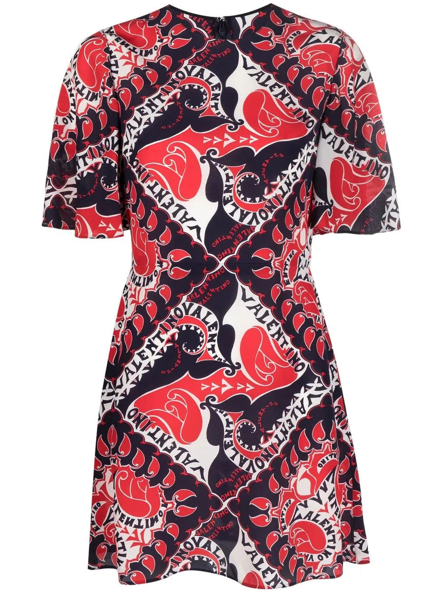 Valentino Silk dress in red