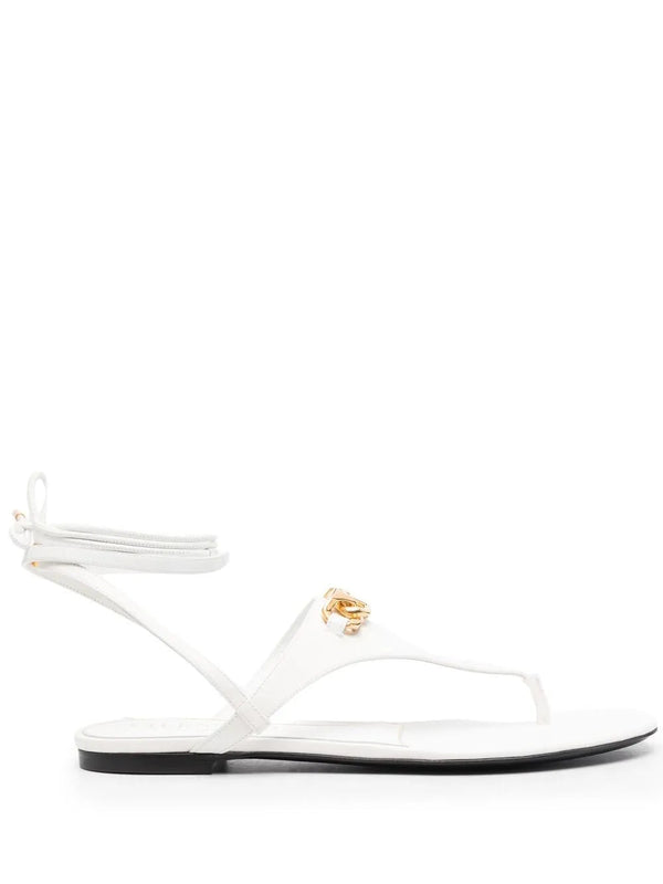 Valentino Calf leather sandals in white