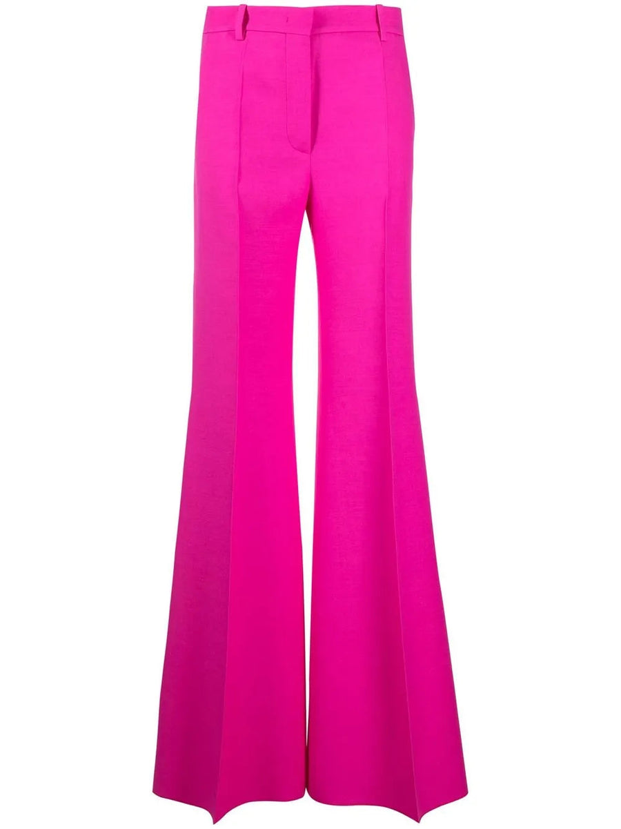 Valentino Virgin wool trousers in pink