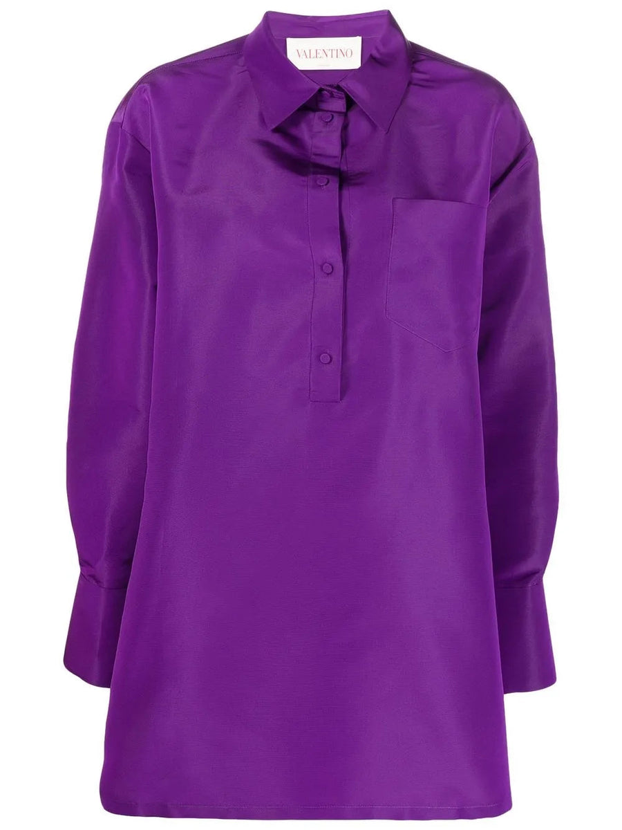 Valentino Silk blouse in purple
