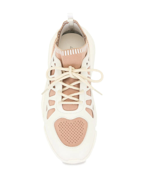 Ferragamo Leather sneaker in white