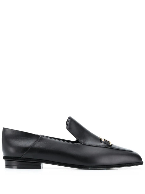Ferragamo Leather loafer in black