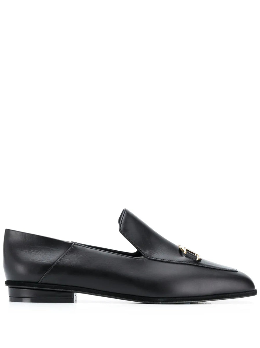 Ferragamo Leather loafer in black