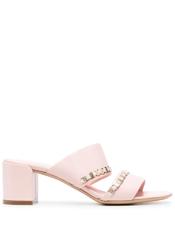 Ferragamo leather sandal in pink