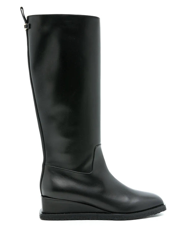 Ferragamo Calf leather boot in black