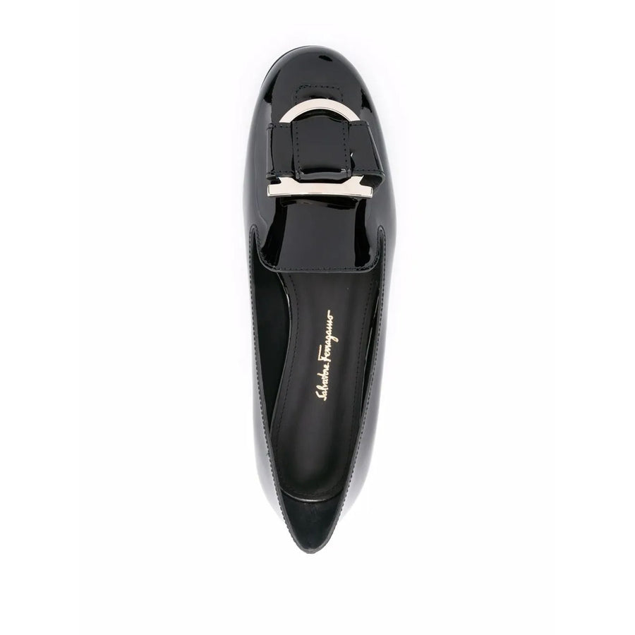 Ferragamo Patent leather loafer in black