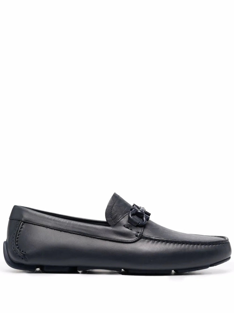 Ferragamo Calf leather loafer in navy