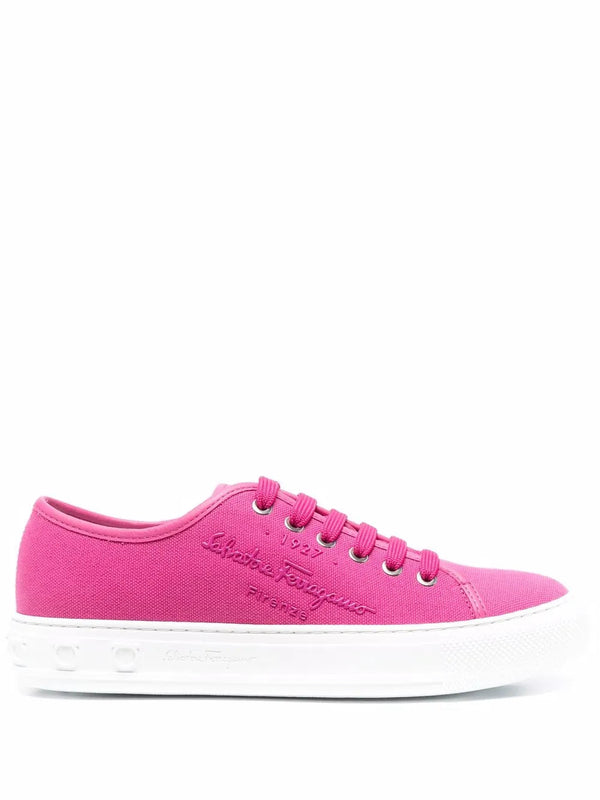 Ferragamo Canvas sneaker in pink