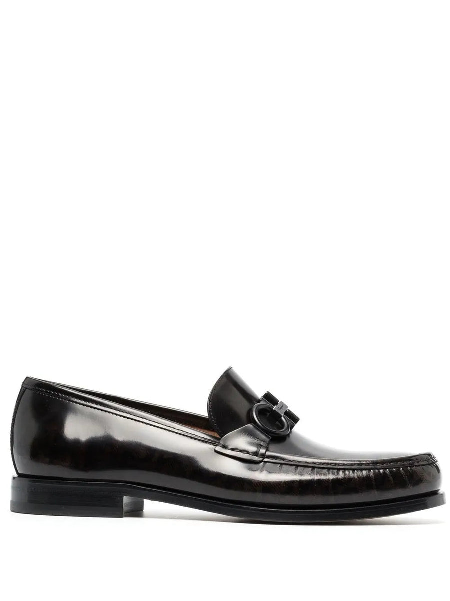 Ferragamo Calf leather loafer in black