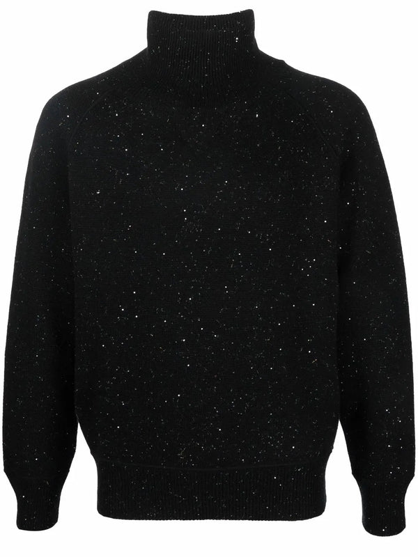 Ferragamo Virgin wool-blend sweater in black