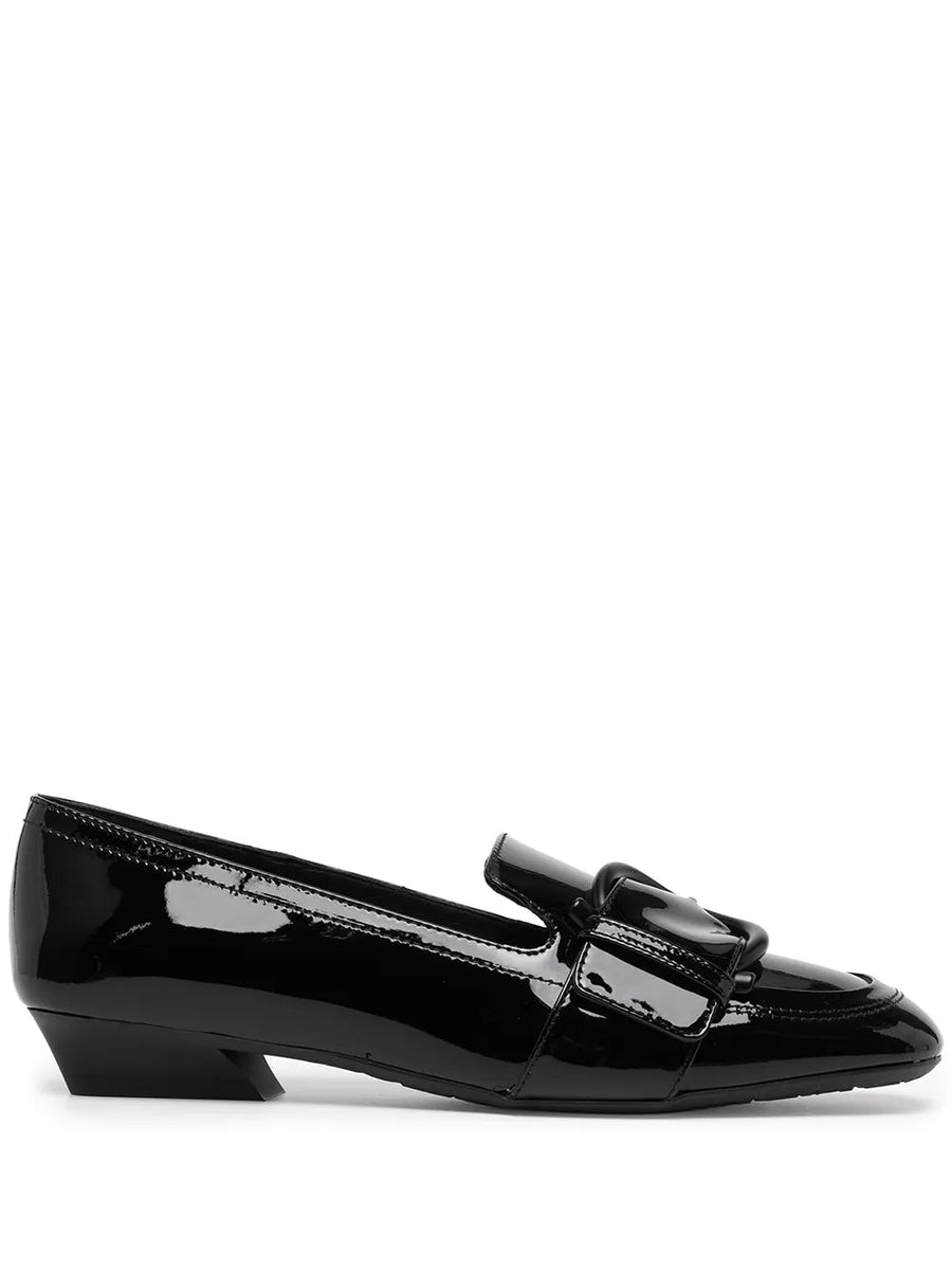 Ferragamo Patent leather loafer in black
