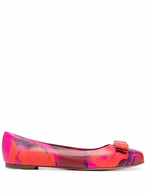 Ferragamo Leather flat in multicolor