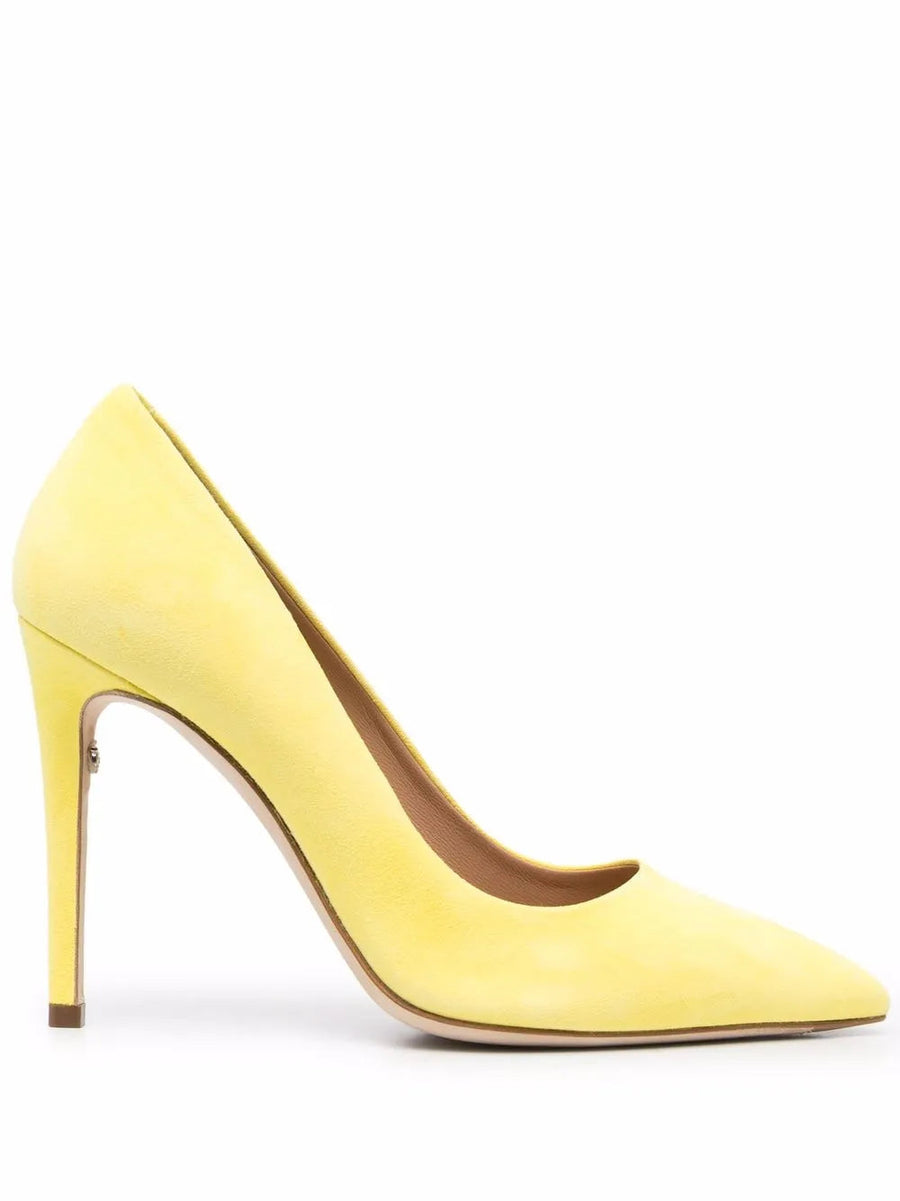 Ferragamo Leather pump in yellow