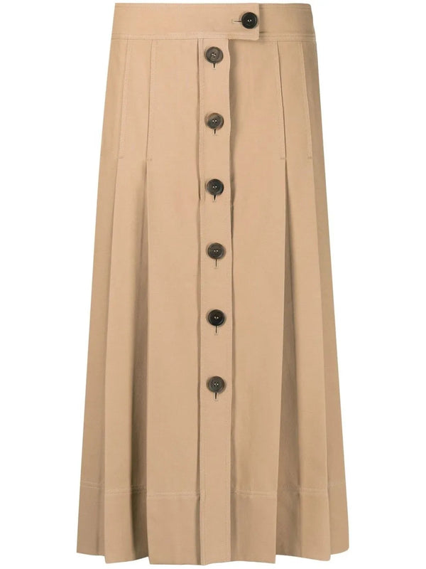 Ferragamo Cotton skirt in beige