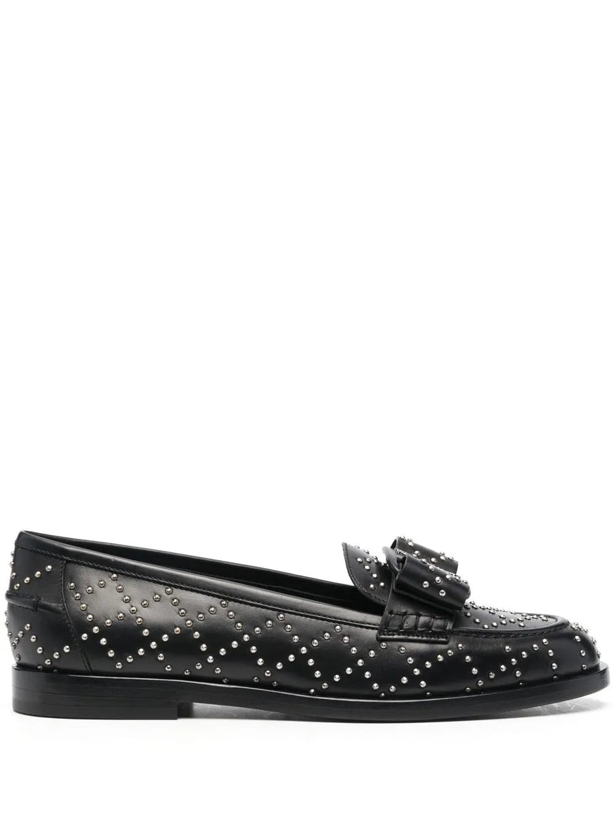 Ferragamo Calf leather loafer in black